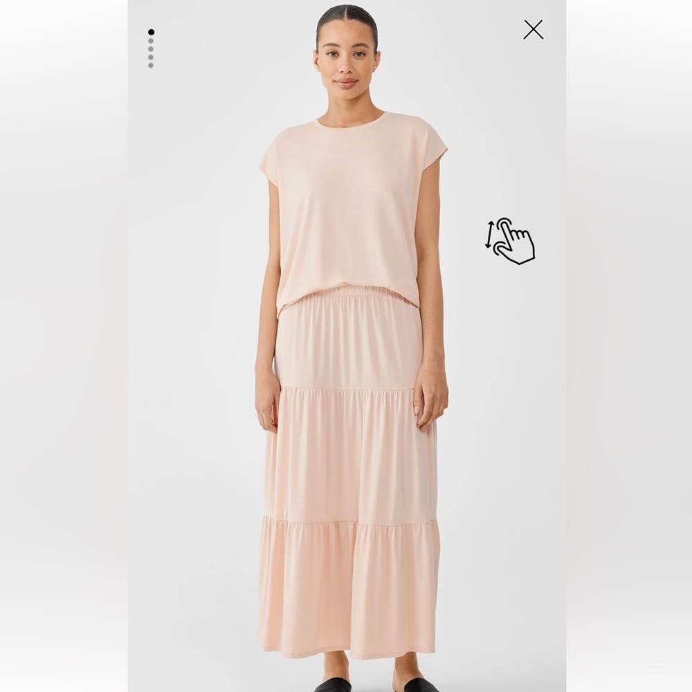 Eileen Fisher T-shirt Skirt Set